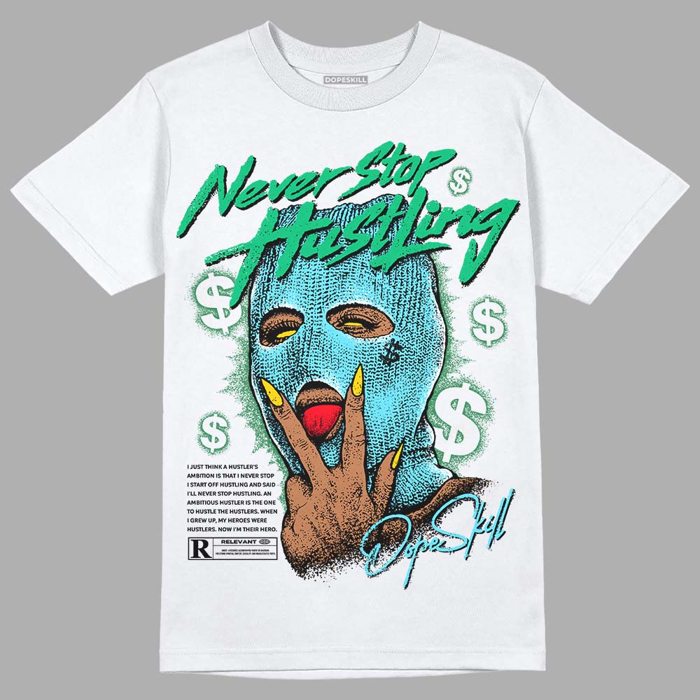 Chunky Dunks DopeSkill T-Shirt Never Stop Hustling Graphic
