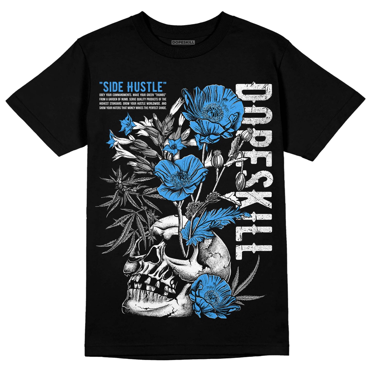 Midnight Navy 3s DopeSkill T-Shirt Side Hustle Graphic