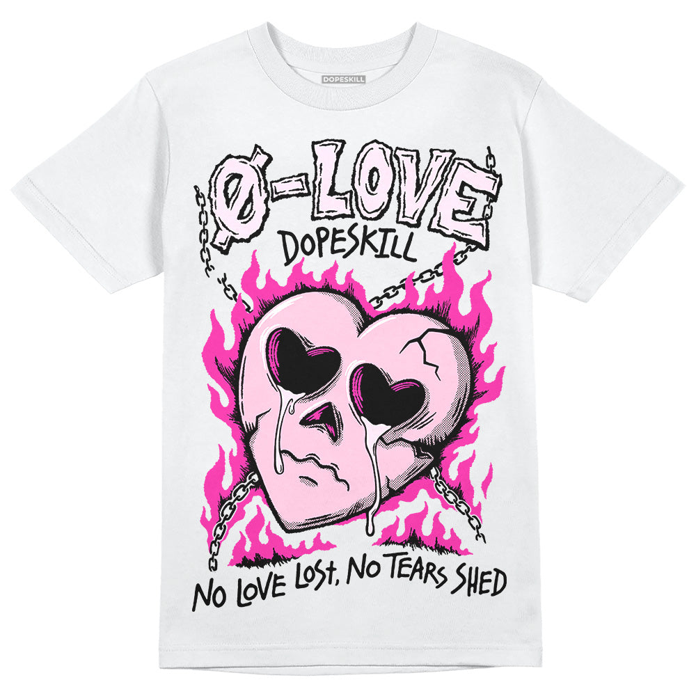 Triple Pink Dunk DopeSkill T-Shirt Crying Heart Graphic