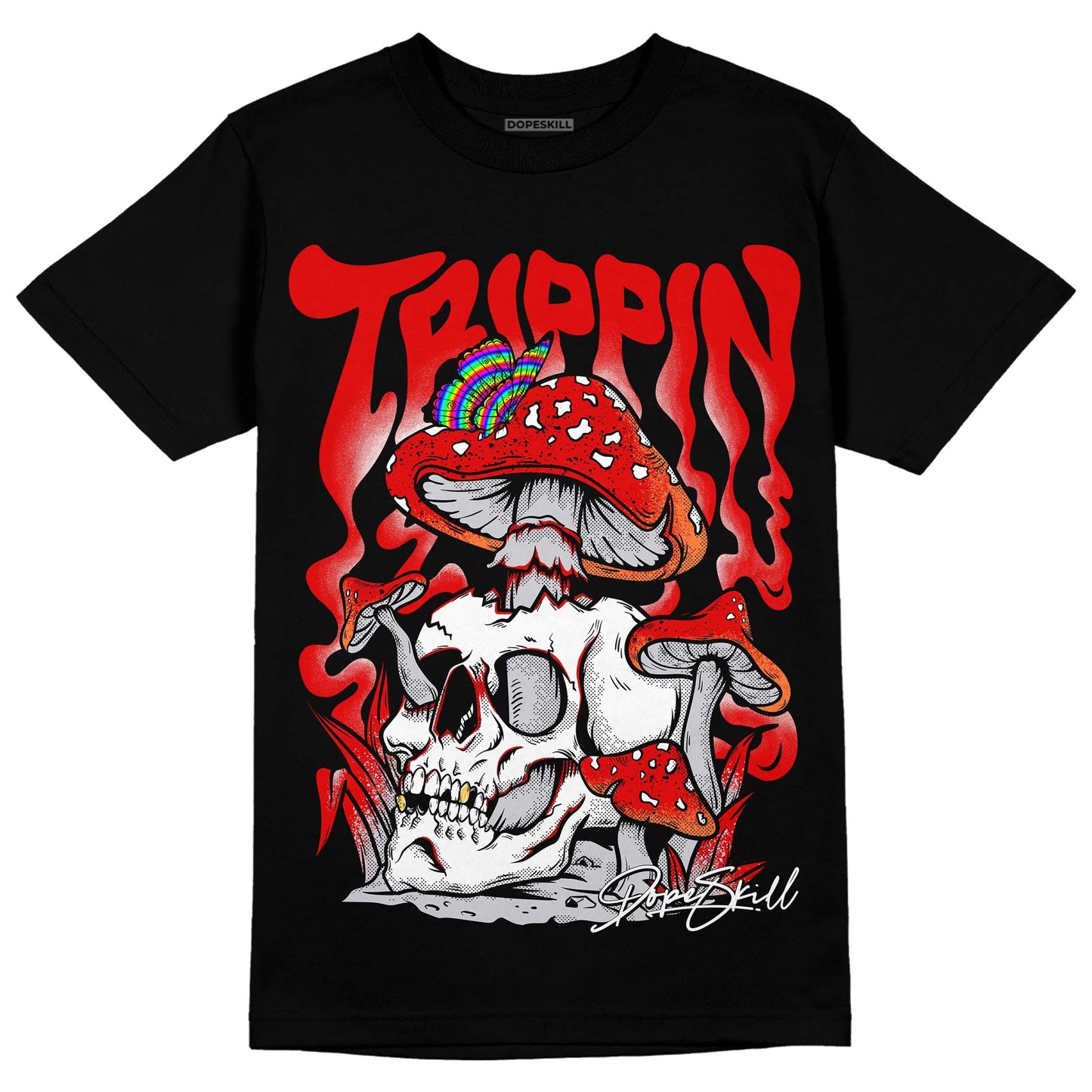 Red Cement 4S DopeSkill T-Shirt Trippin Graphic