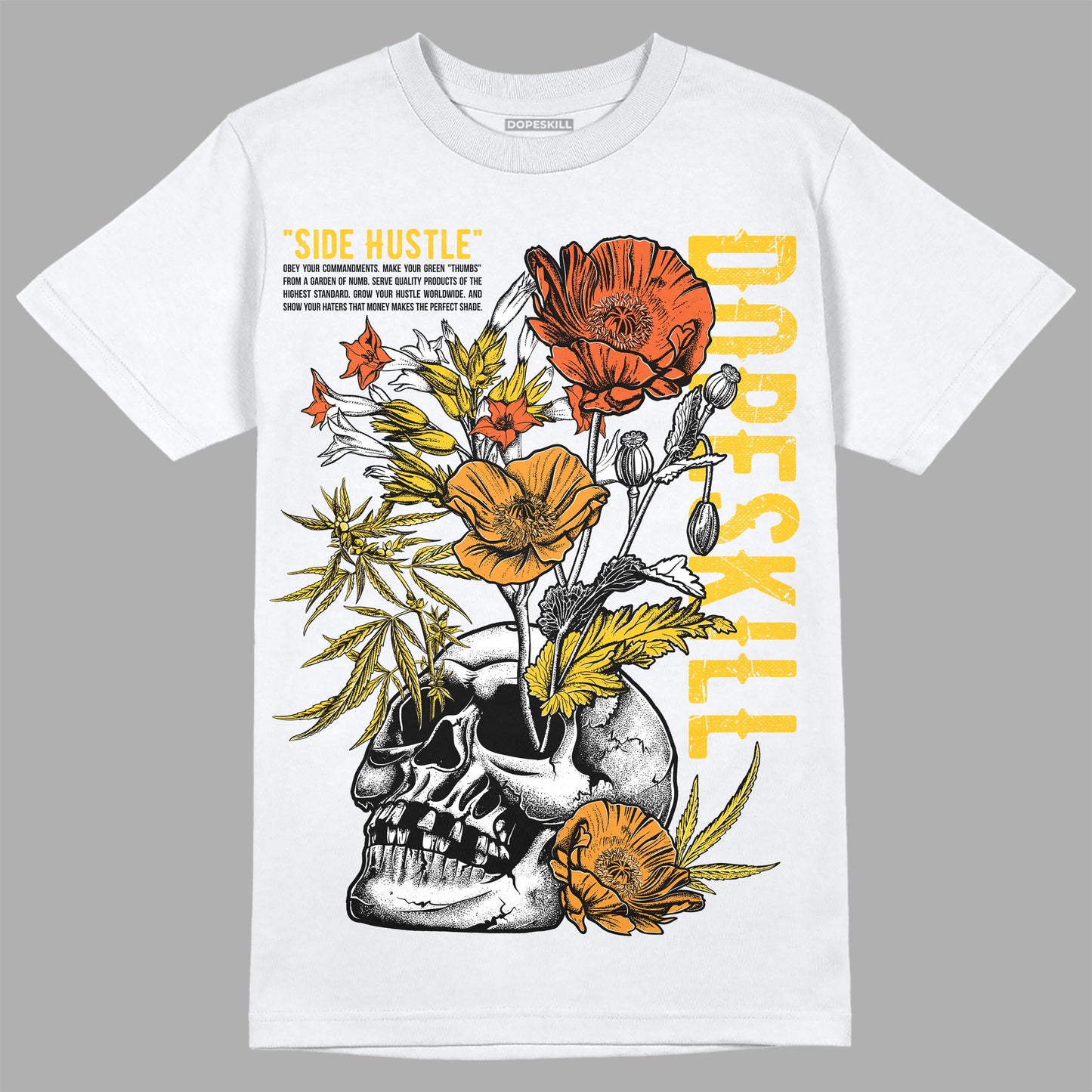 Yellow Collection DopeSkill T-Shirt Side Hustle Graphic
