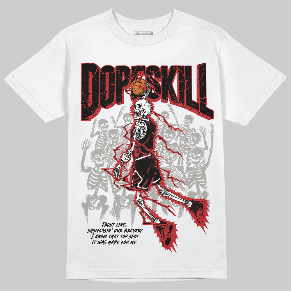 Flu Game 12s DopeSkill T-Shirt Thunder Dunk Graphic