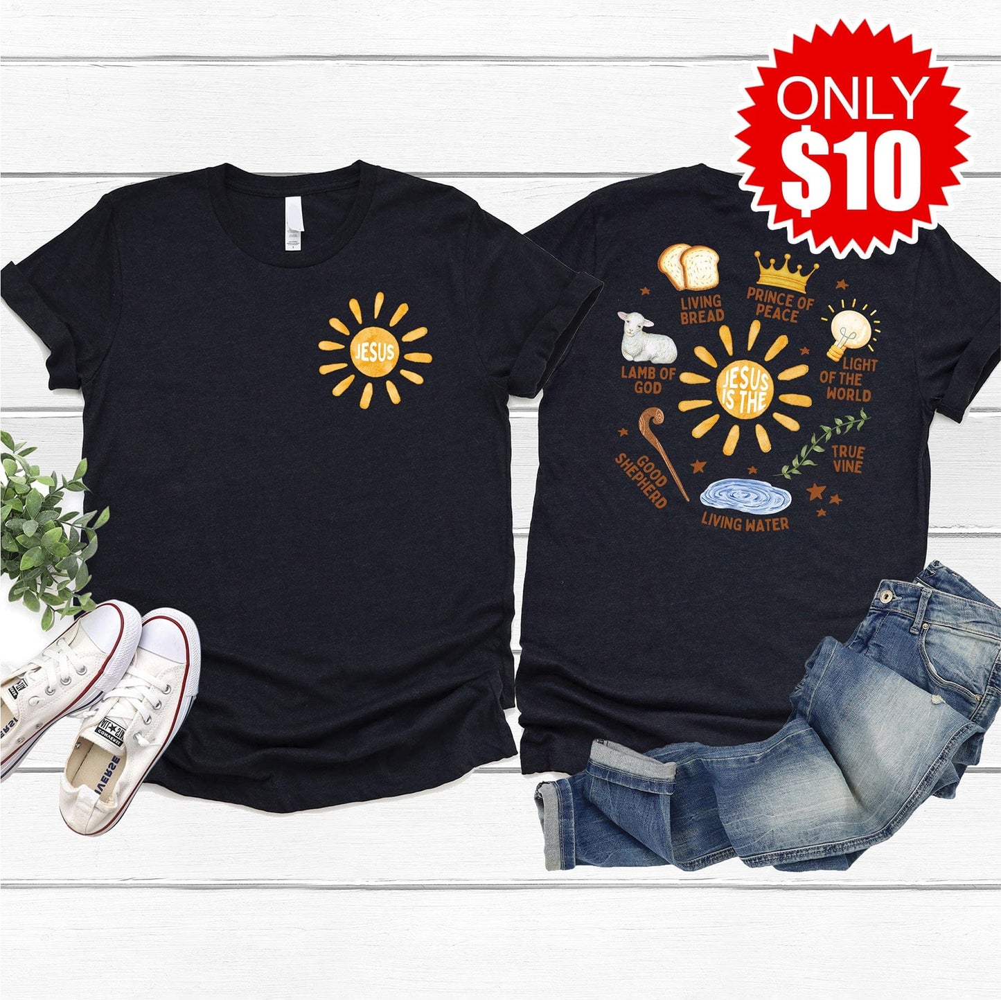 Jesus is the... Watercolor Tee - 10