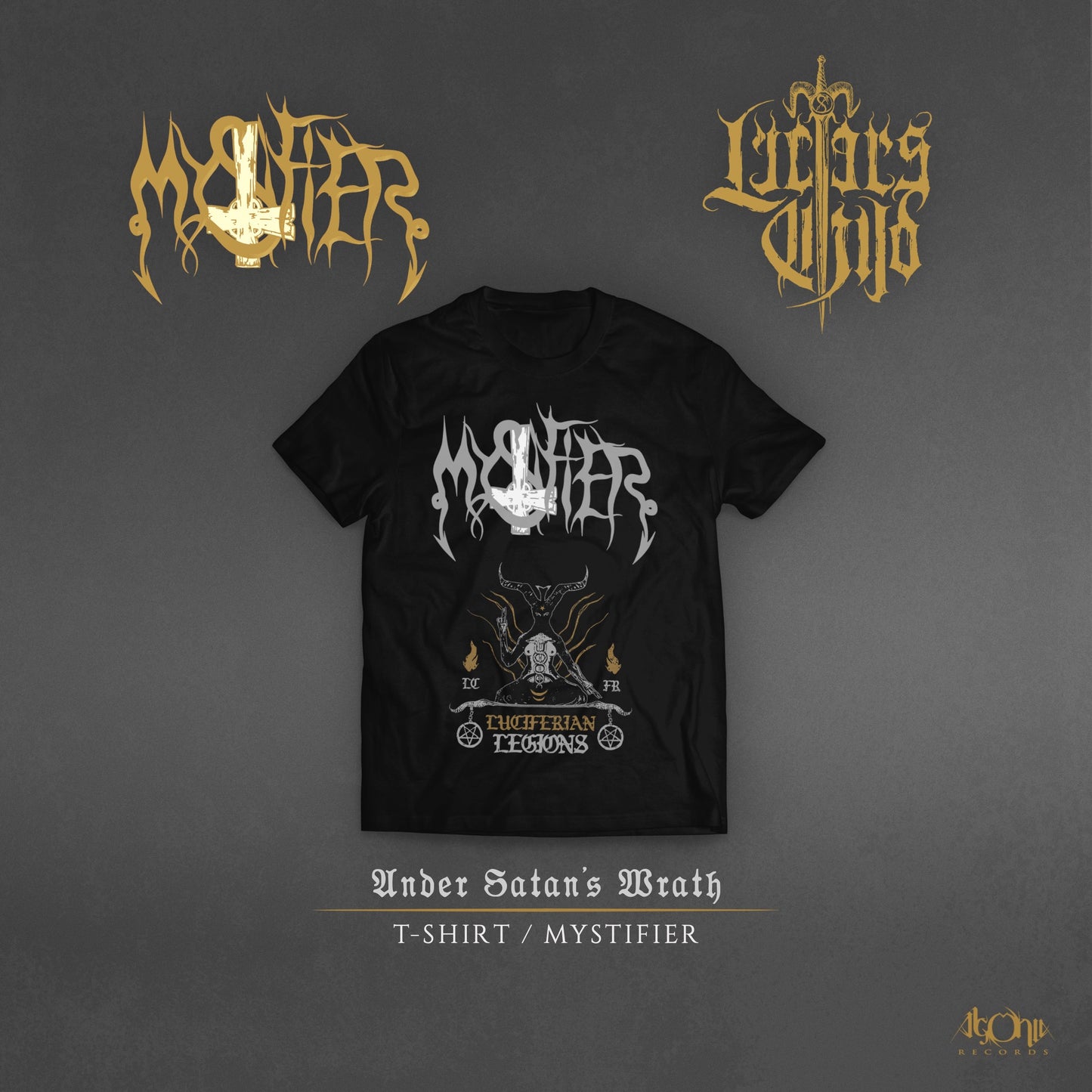 Mystifier / Lucifer's Child "Under Satan's Wrath CD + M Tee" Bundle