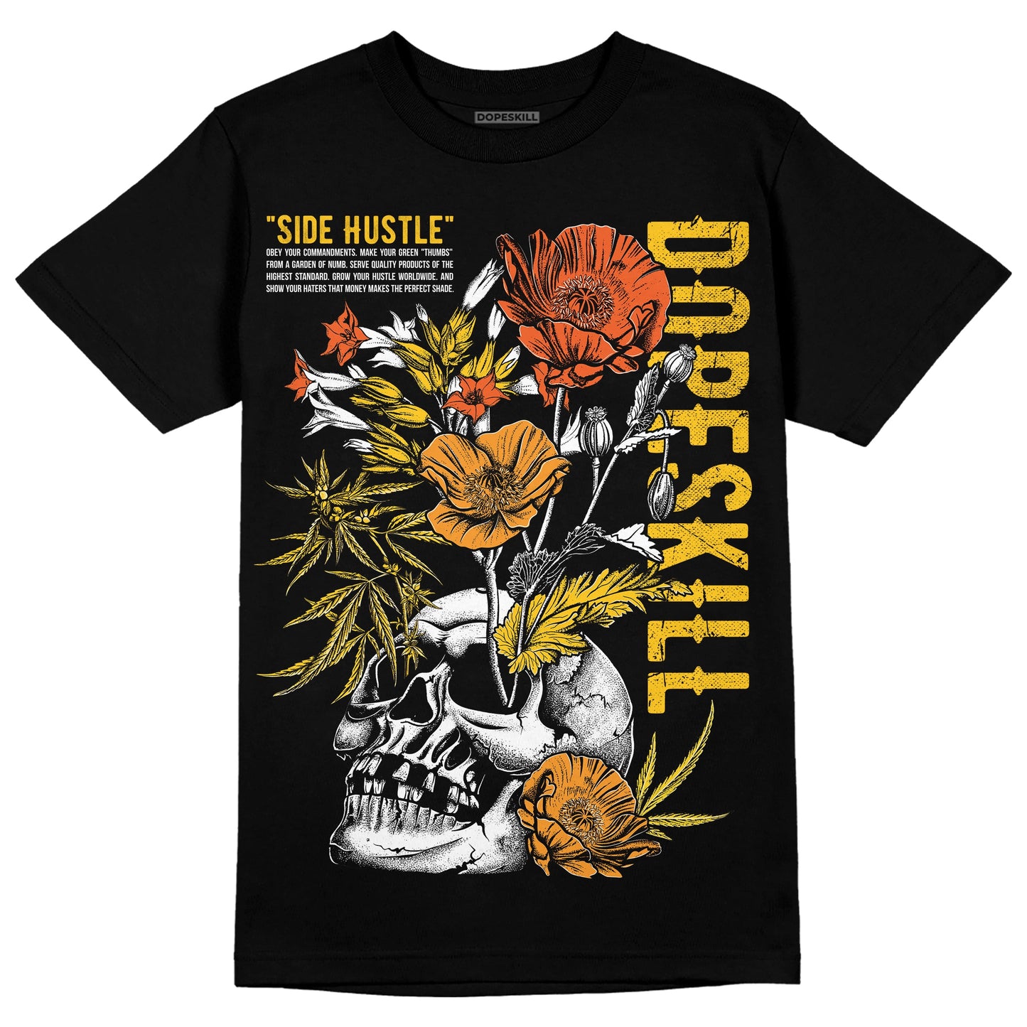 Yellow Collection DopeSkill T-Shirt Side Hustle Graphic