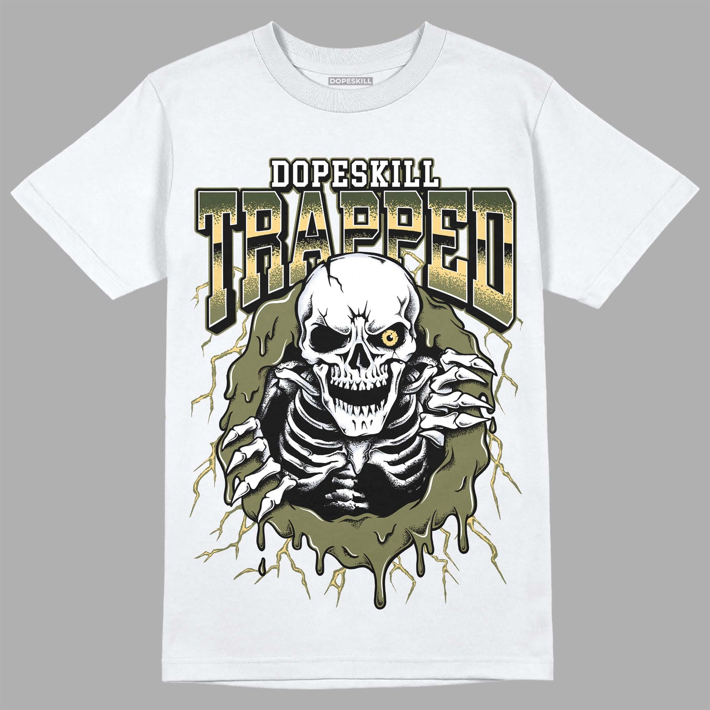 Craft Olive 4s DopeSkill T-Shirt Trapped Halloween Graphic