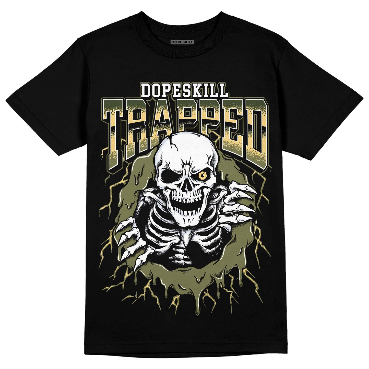 Craft Olive 4s DopeSkill T-Shirt Trapped Halloween Graphic