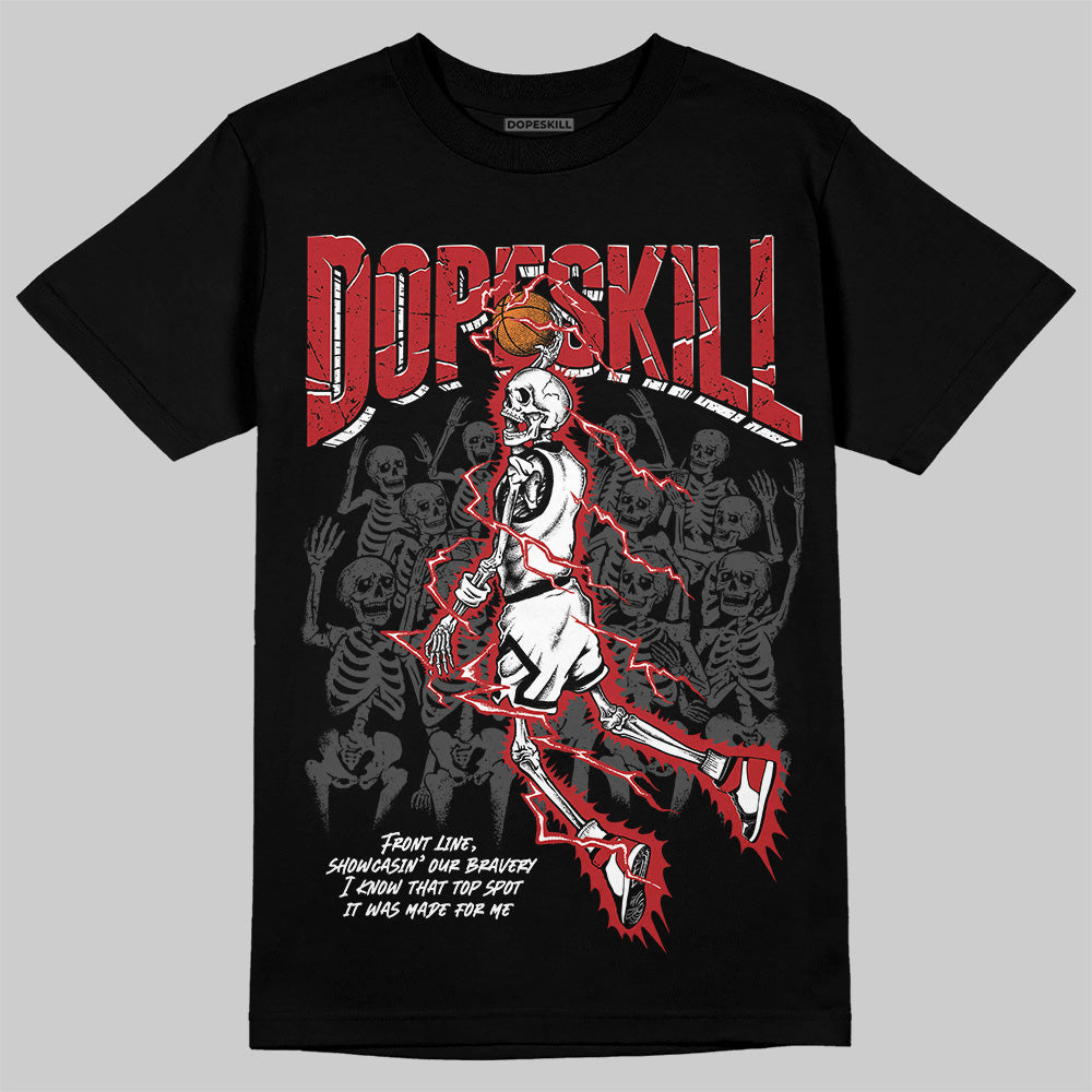 Black Toe Reimagined 1s DopeSkill T-Shirt Thunder Dunk Graphic