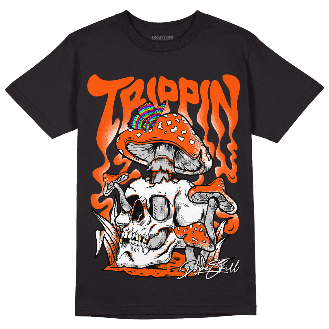 Orange Milk DopeSkill T-Shirt Trippin Graphic