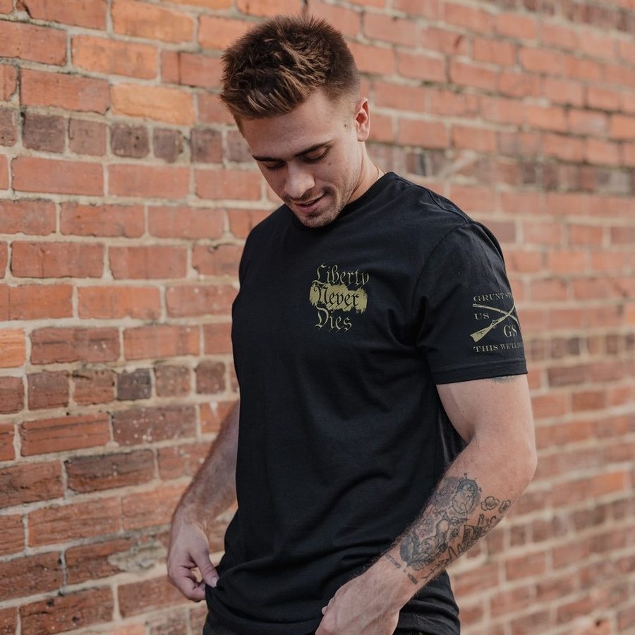 Liberty Never Dies T-Shirt - Black