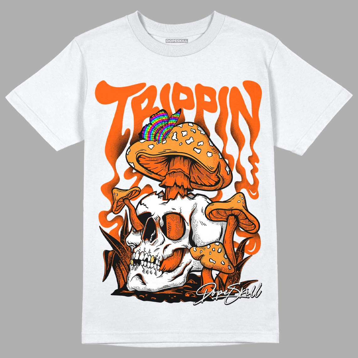 Brilliant Orange 12s DopeSkill T-Shirt Trippin Graphic