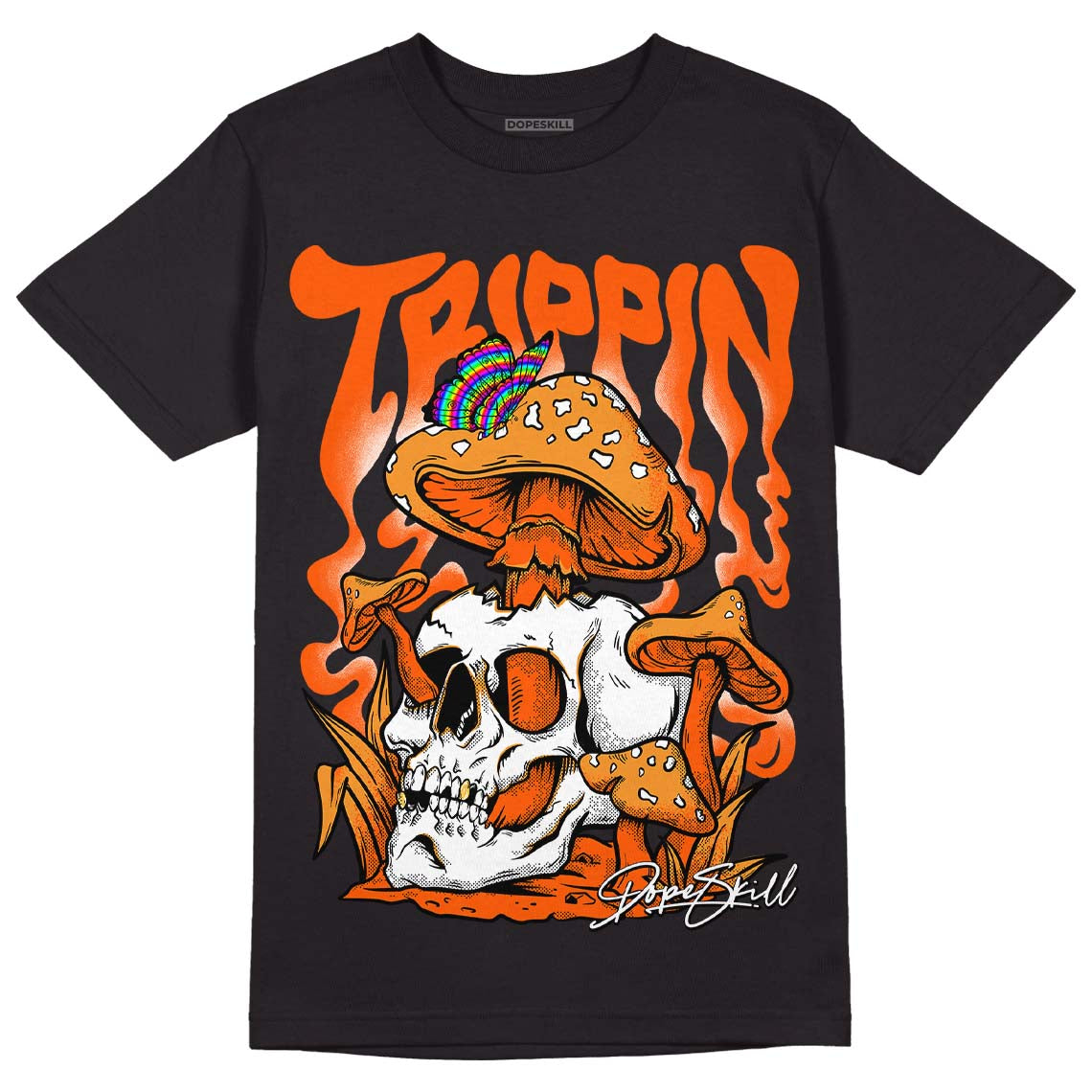 Brilliant Orange 12s DopeSkill T-Shirt Trippin Graphic
