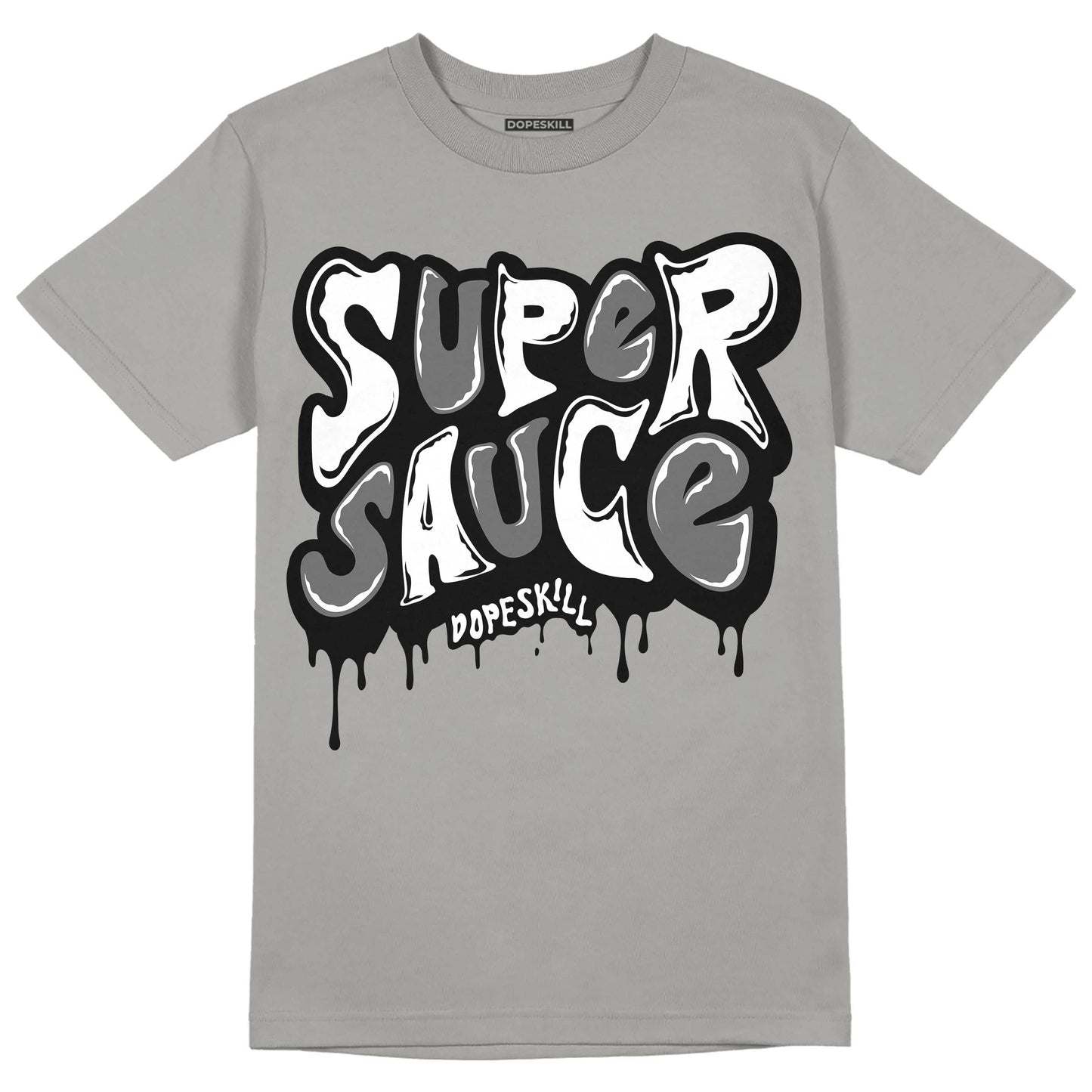Grey Collection DopeSkill Grey T-shirt Super Sauce Graphic