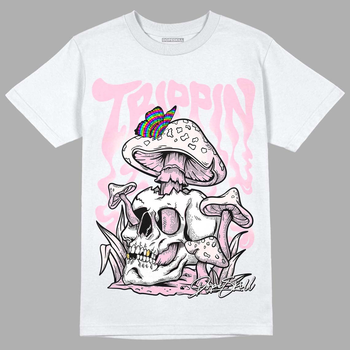 Dunk Low Pink Foam DopeSkill T-Shirt Trippin Graphic