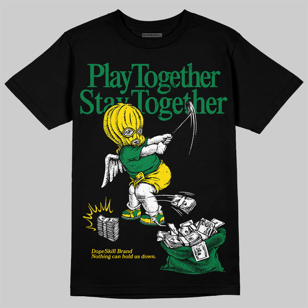 Dunk Reverse Brazil DopeSkill T-Shirt Play together, Stay together Graphic