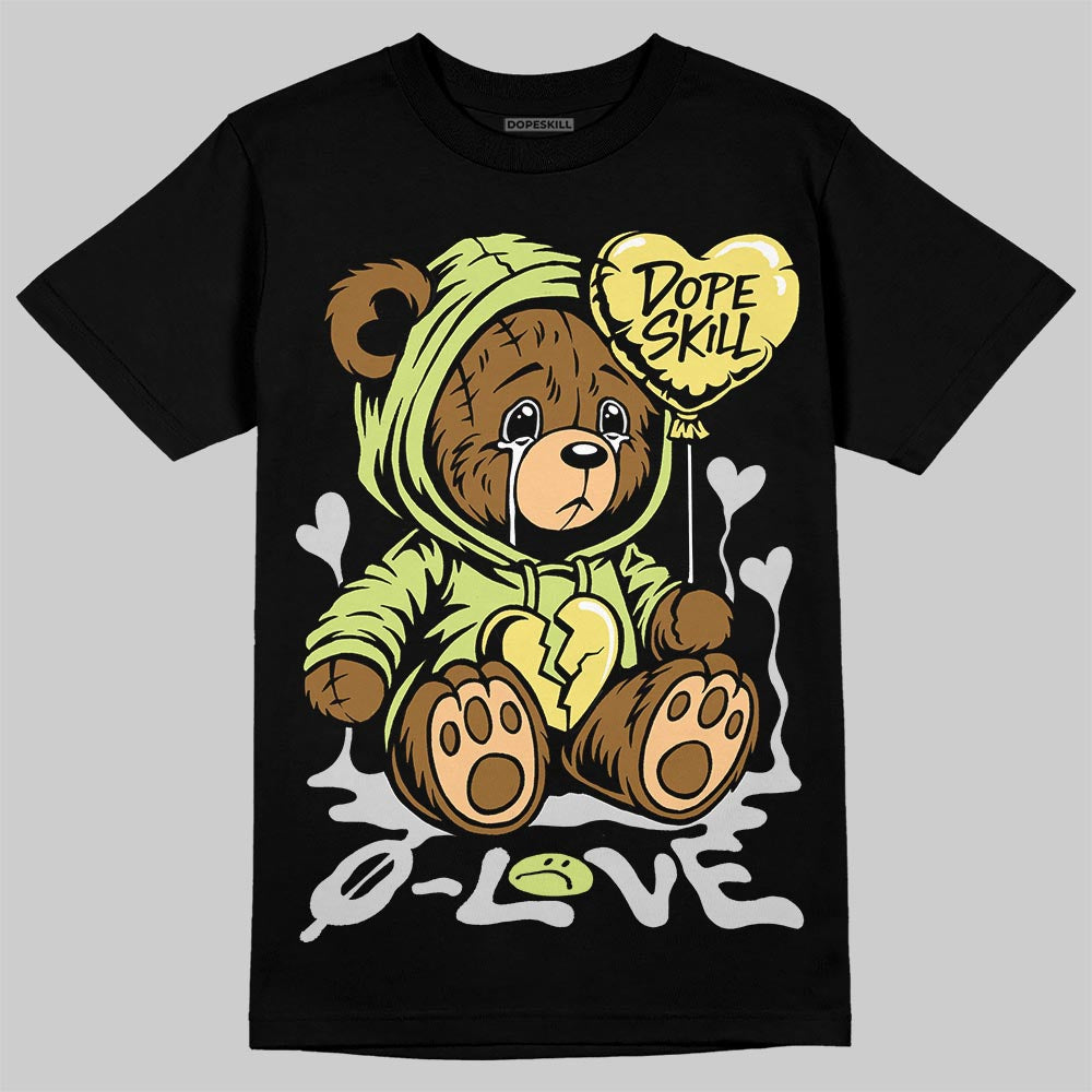 Light Lemon Twist 4s DopeSkill T-Shirt Broken Bear Graphic