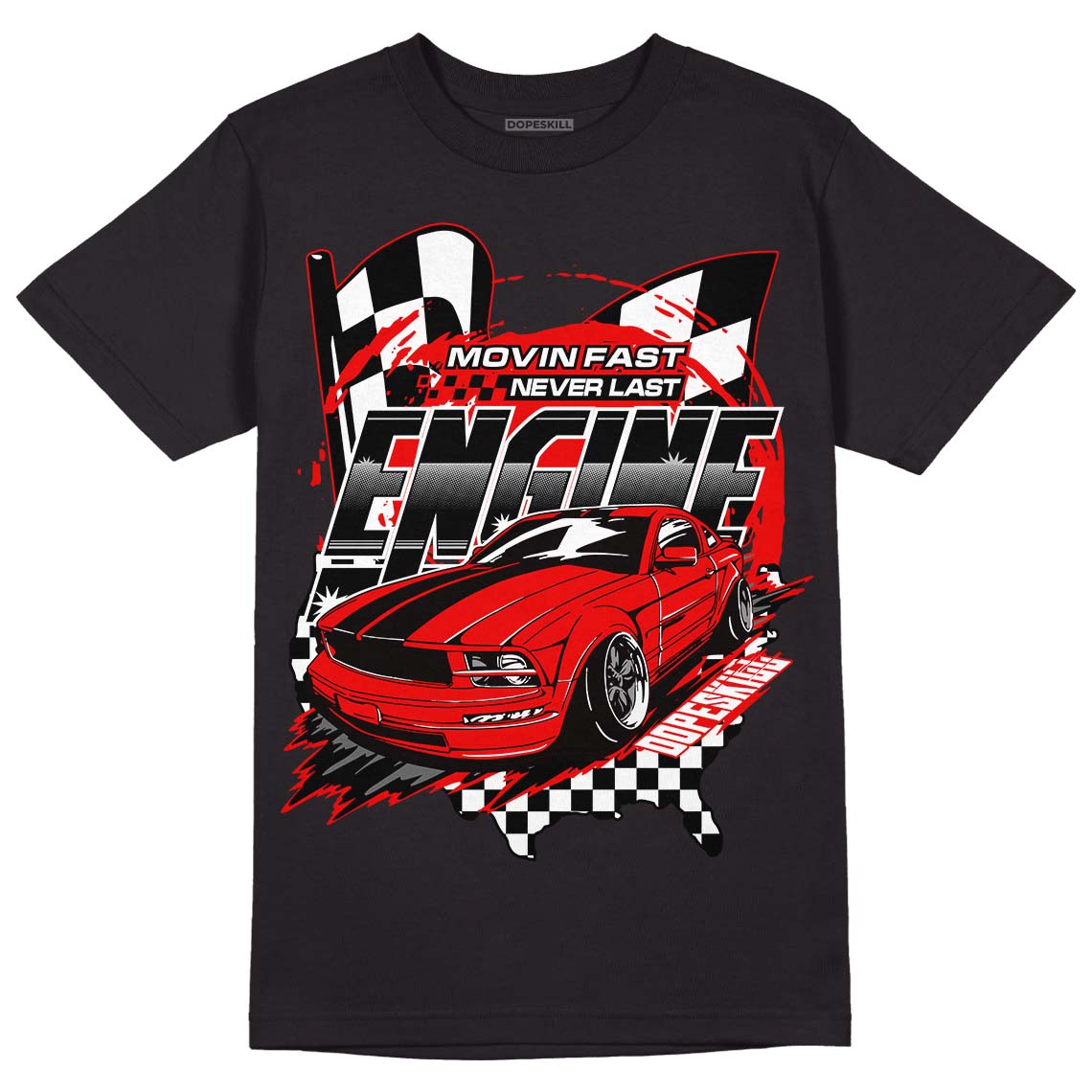 Cherry 11s DopeSkill T-Shirt ENGINE Tshirt Graphic