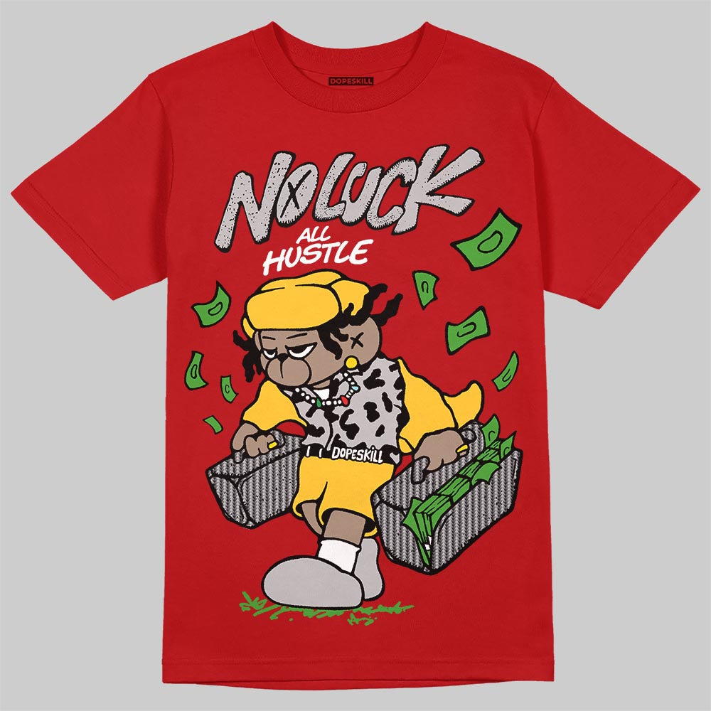 Ferrari 14s DopeSkill T-Shirt No Luck, All Hustle Graphic