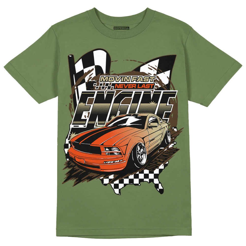 Olive Collection DopeSkill Olive T-shirt ENGINE Tshirt Graphic