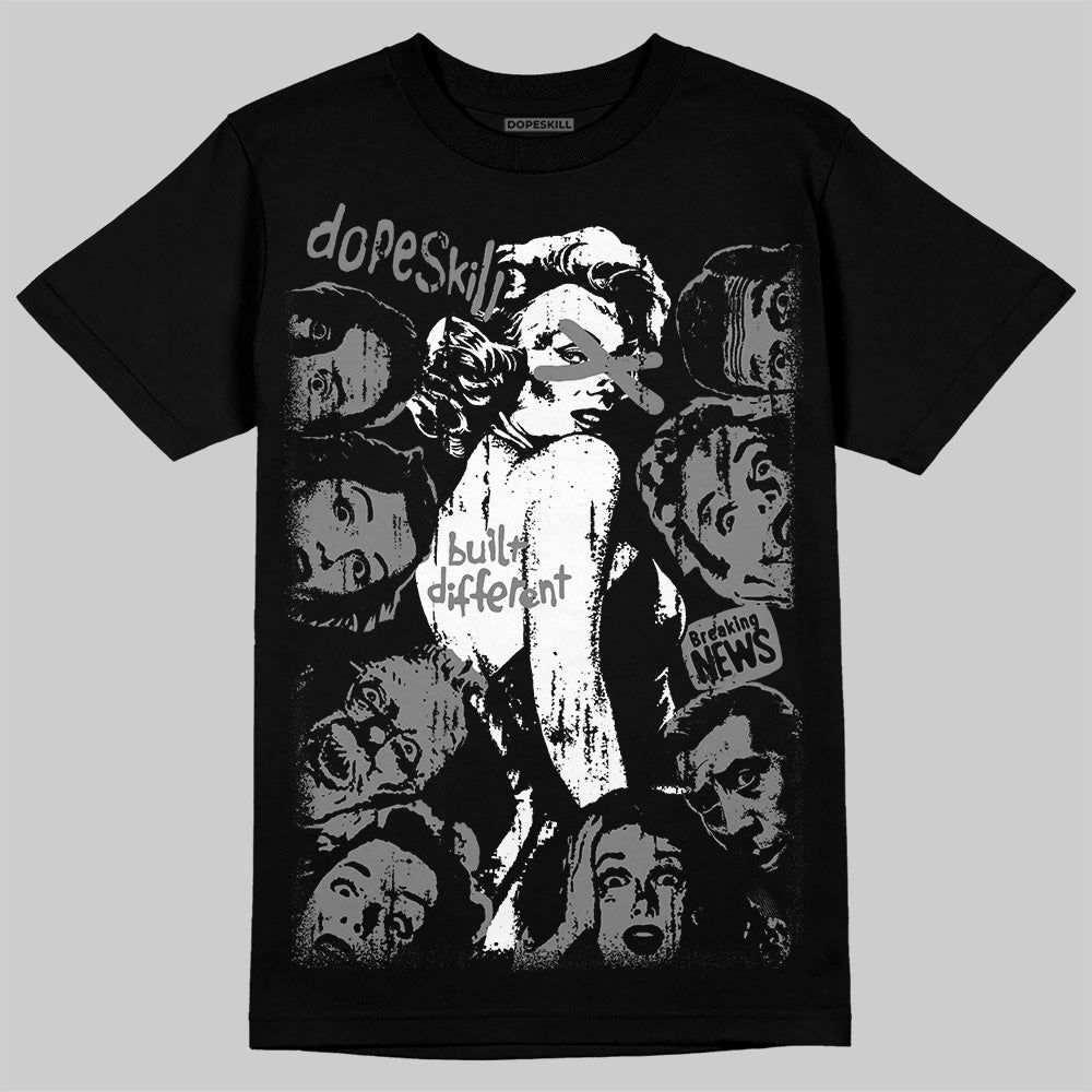 Grey Collection DopeSkill T-Shirt Built Different Graphic