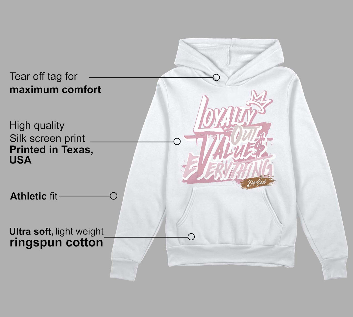 Dunk Low Teddy Bear Pink DopeSkill Hoodie Sweatshirt LOVE Graphic