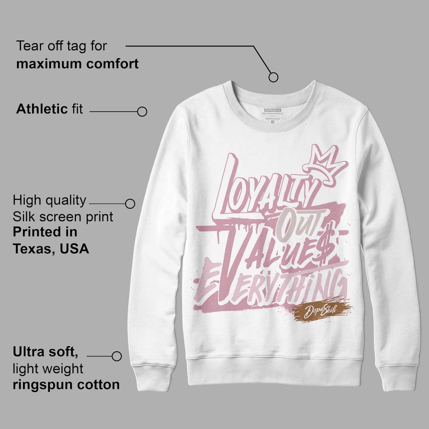 Dunk Low Teddy Bear Pink DopeSkill Sweatshirt LOVE Graphic