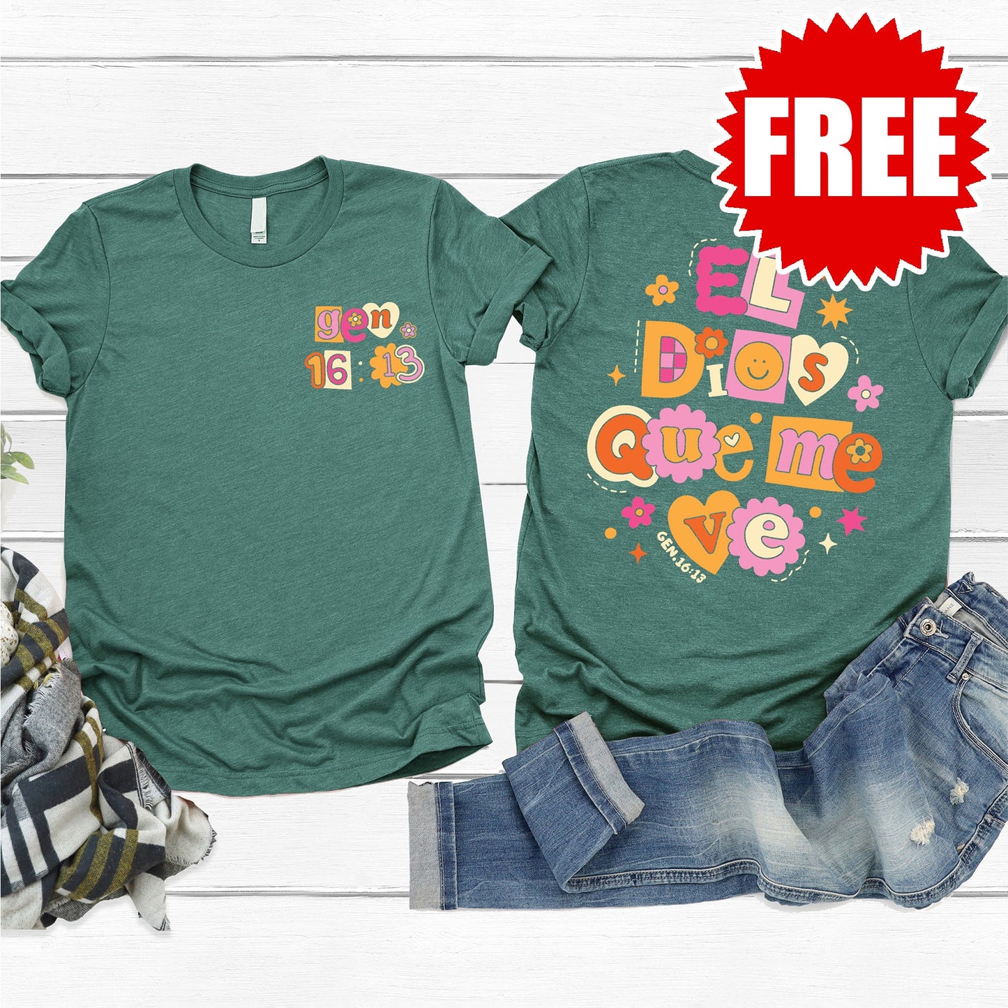 El Dios Tee - Heather Forest - 0