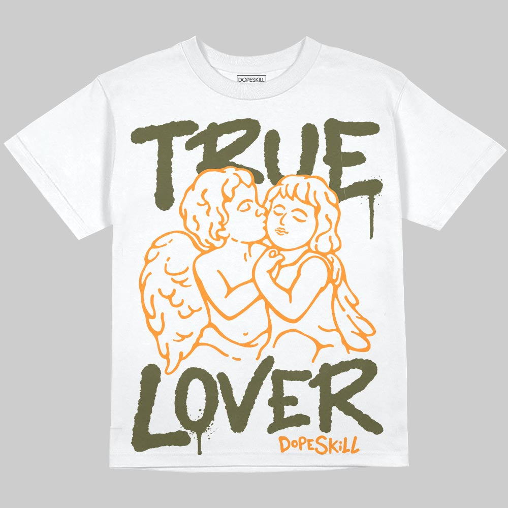 Olive Collection DopeSkill Oversize Print T-Shirt True Lover Graphic