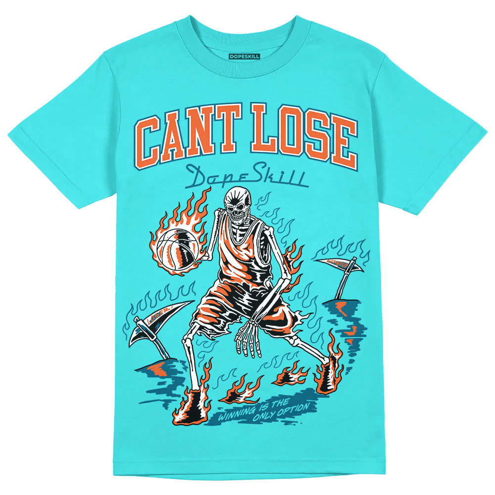 Dunk Dolphins DopeSkill Tahiti Blue T-shirt Cant Lose Graphic