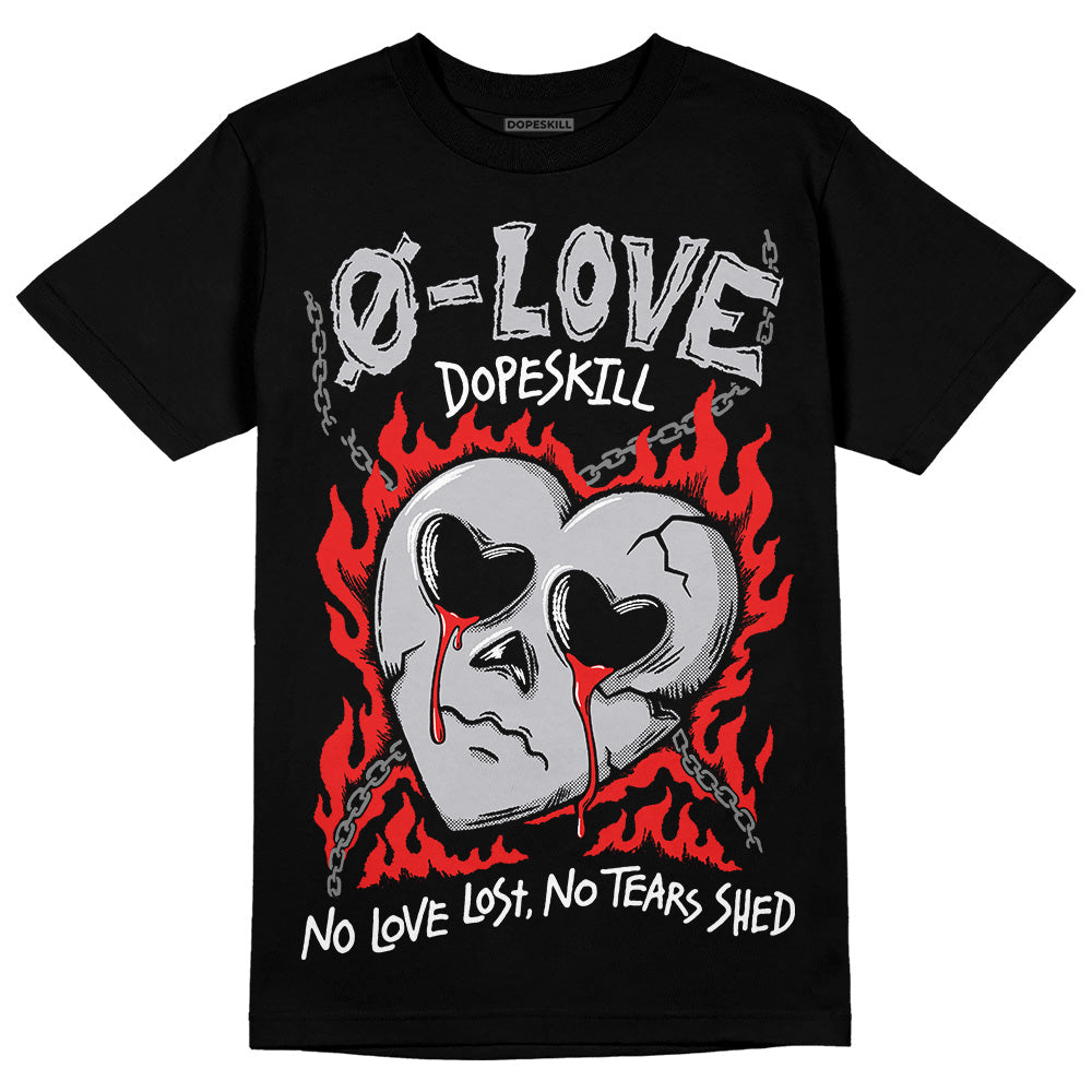 Grey Collection DopeSkill T-Shirt Crying Heart Graphic