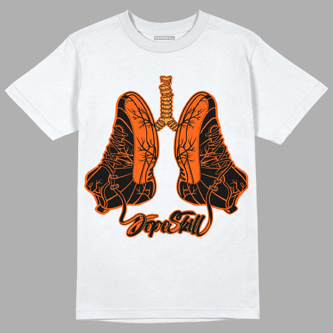 Brilliant Orange 12s DopeSkill T-Shirt Breathe Graphic