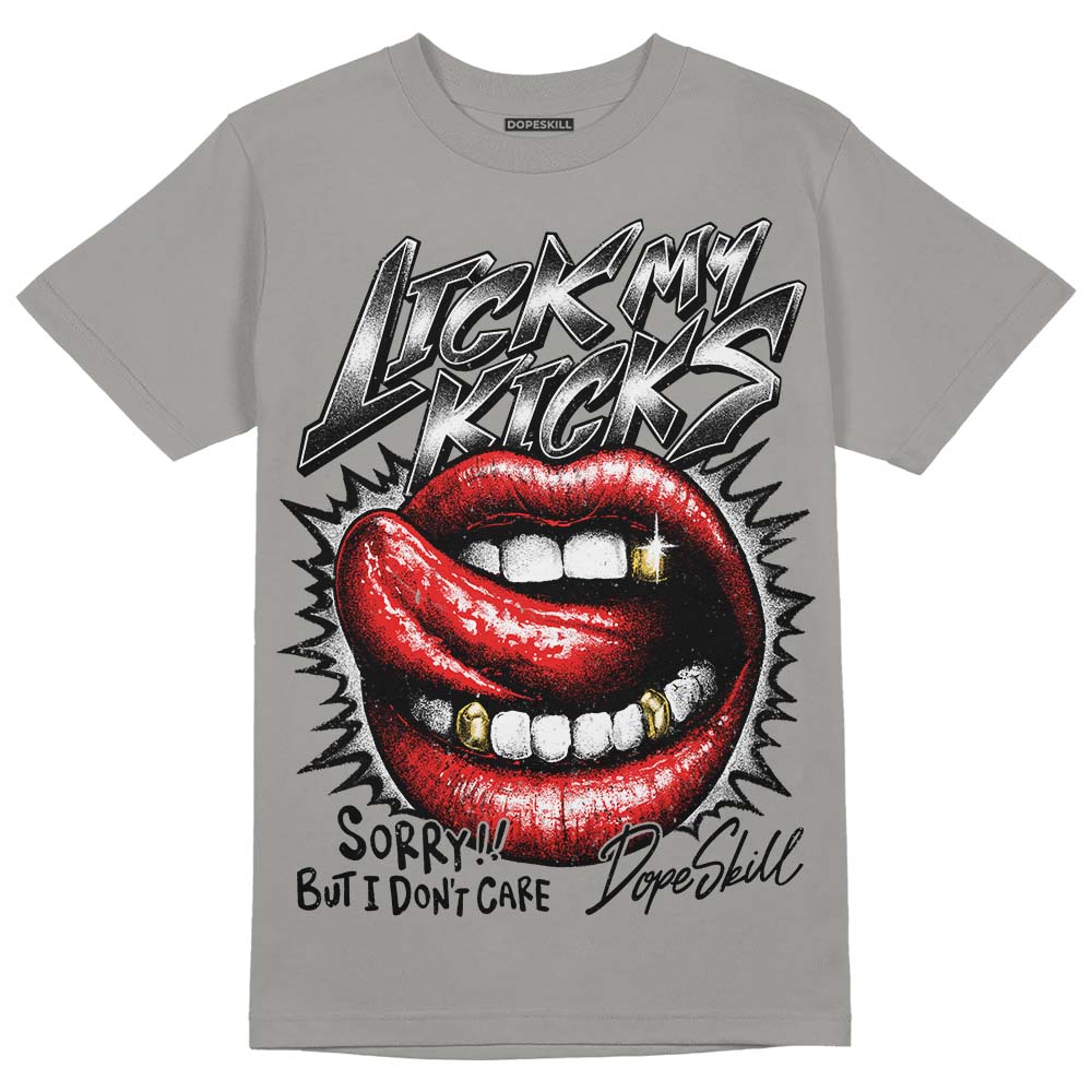 Grey Collection DopeSkill Grey T-shirt Lick My Kicks Graphic