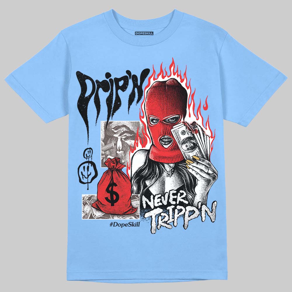 Handball Spezial Light Blue DopeSkill T-Shirt Drip'n Never Tripp'n Graphic