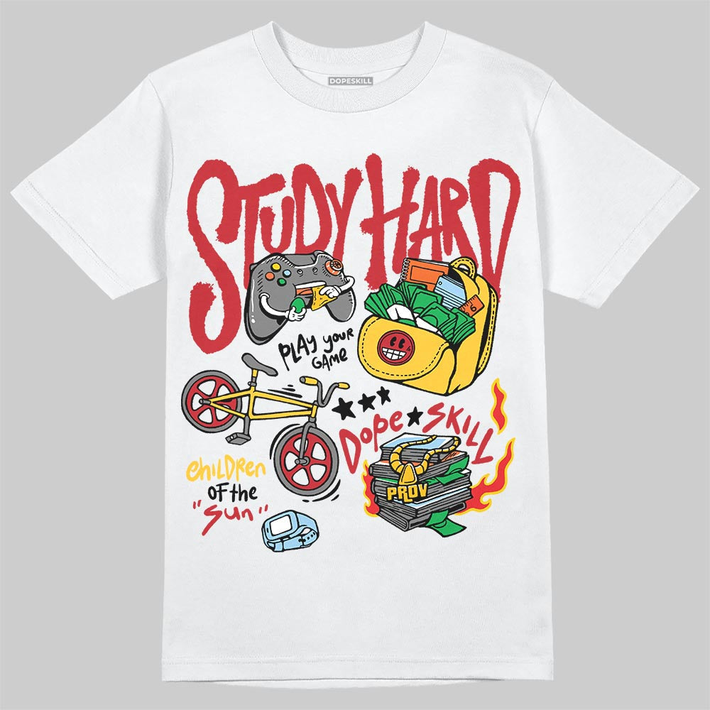 Ferrari 14s DopeSkill T-Shirt Study Hard Graphic