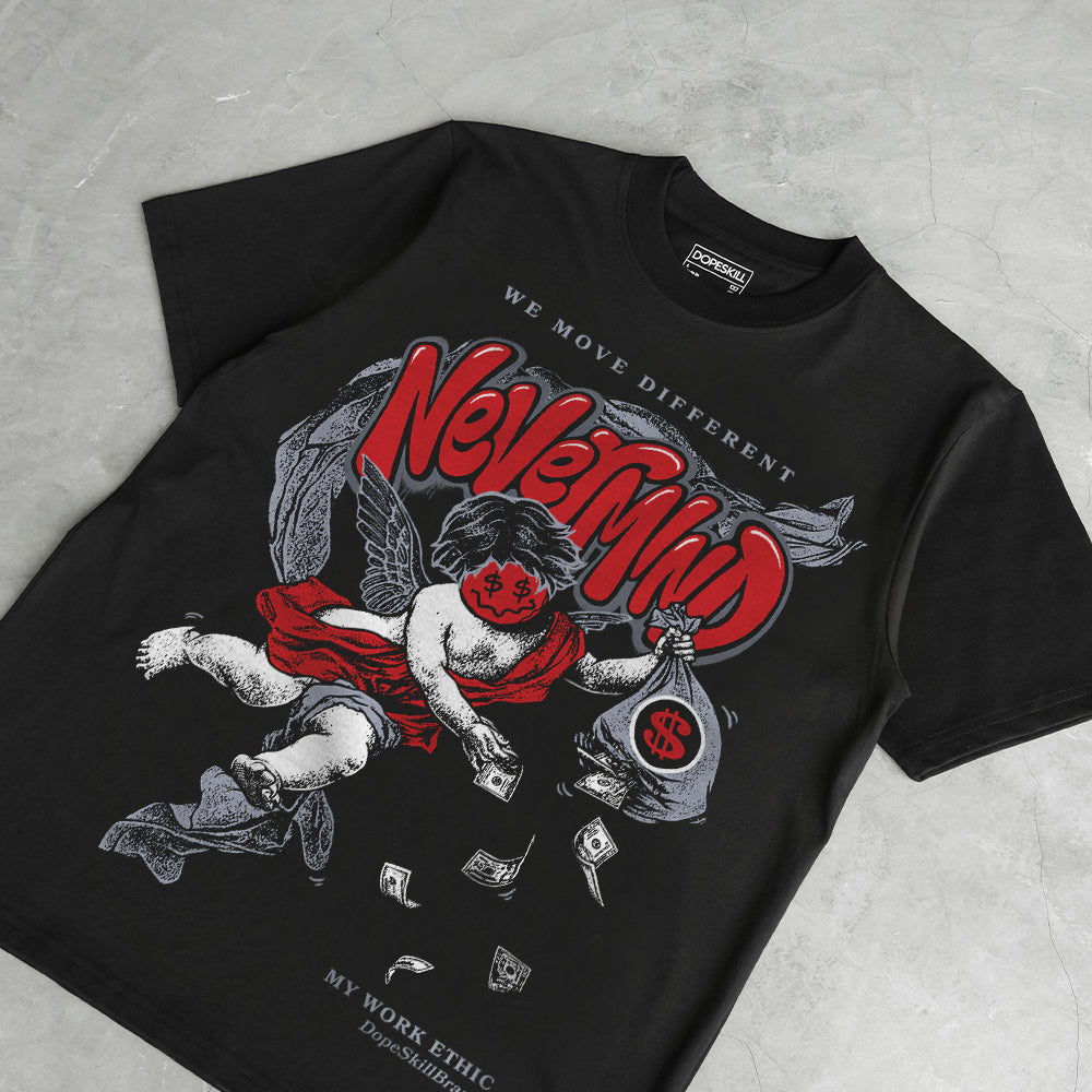 Bred Reimagined 4s DopeSkill T-Shirt Nevermind Graphic