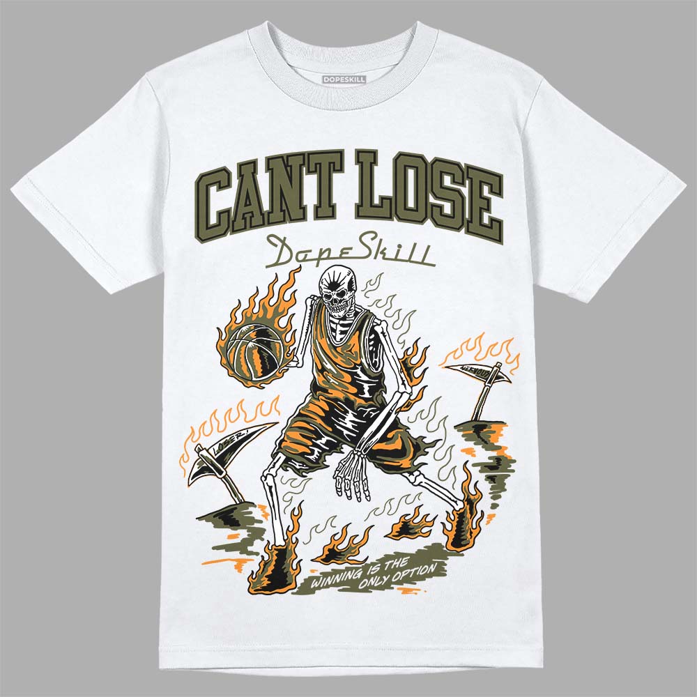 Olive 5s DopeSkill T-Shirt Cant Lose Graphic