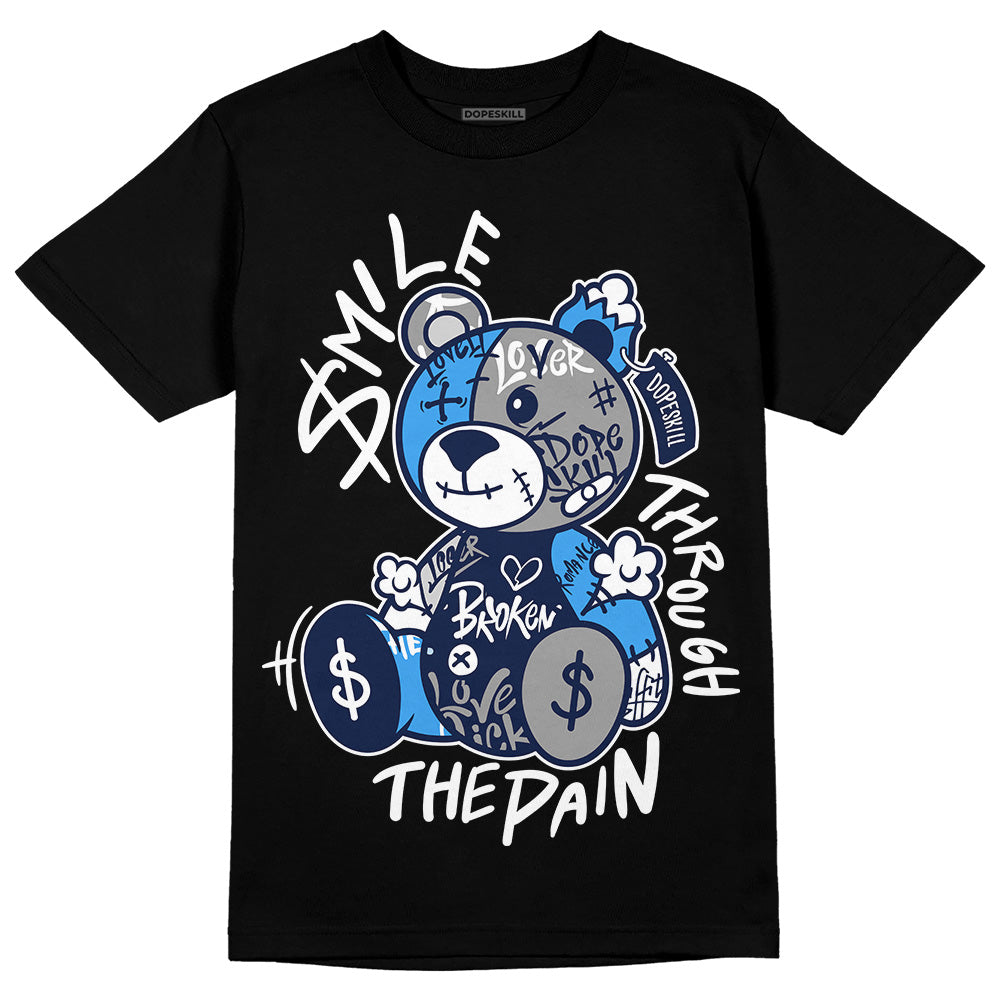 AJ Spizike White Obsidian DopeSkill T-Shirt Smile Through The Pain Graphic