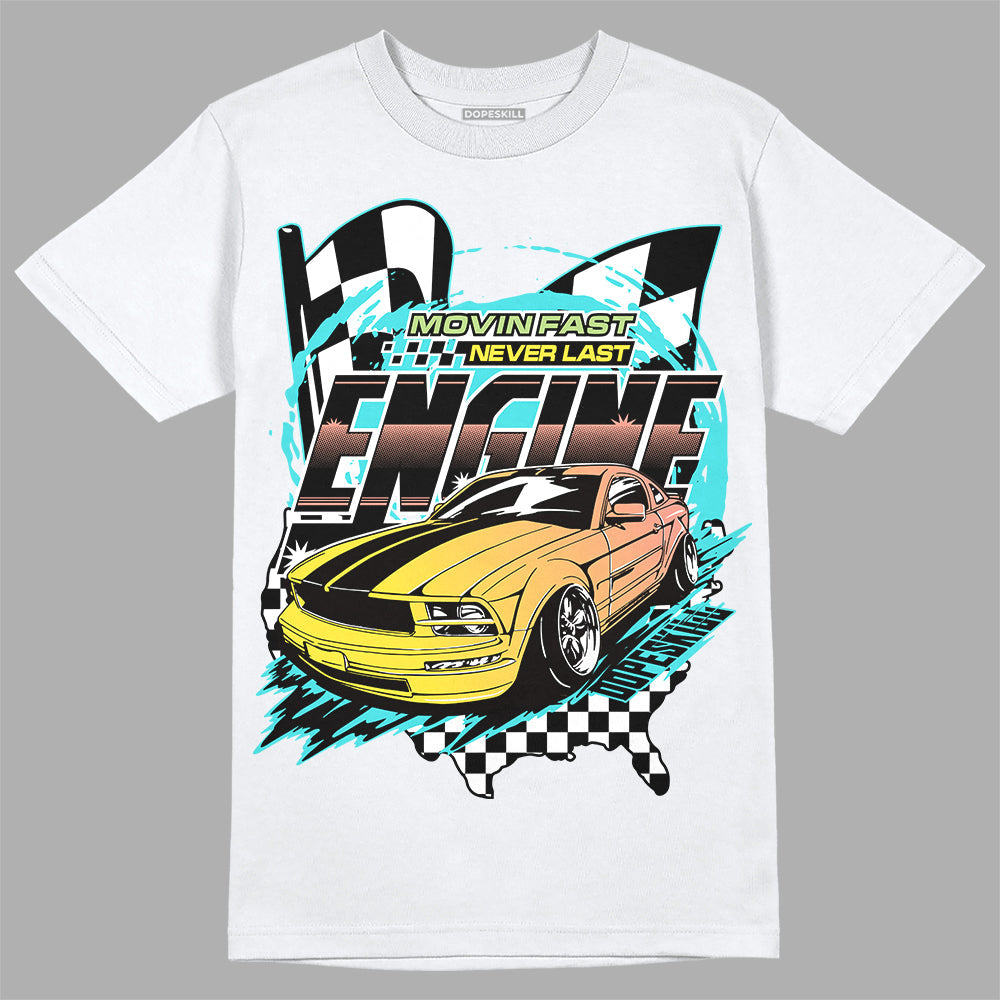 Cyan Burst 9060 DopeSkill T-Shirt ENGINE Tshirt Graphic