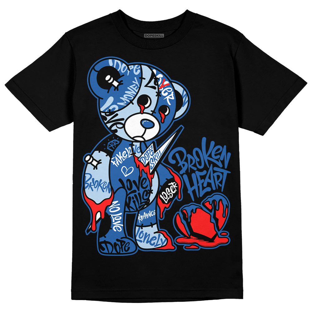 Space Jam 11s DopeSkill T-Shirt Broken Heart Graphic