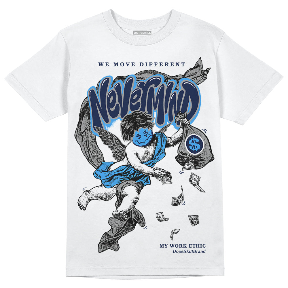 AJ Spizike White Obsidian DopeSkill T-Shirt Nevermind Graphic