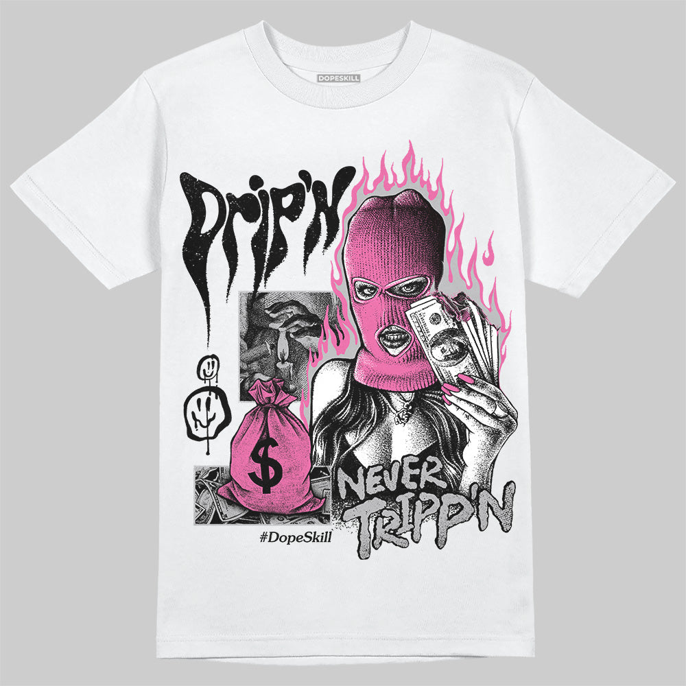 Kayano 14 Cream Sweet Pink DopeSkill T-Shirt Drip'n Never Tripp'n Graphic