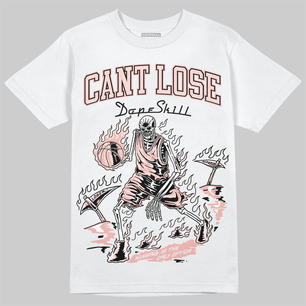 Leather Curb Glitter Pale Pink DopeSkill T-Shirt Cant Lose Graphic
