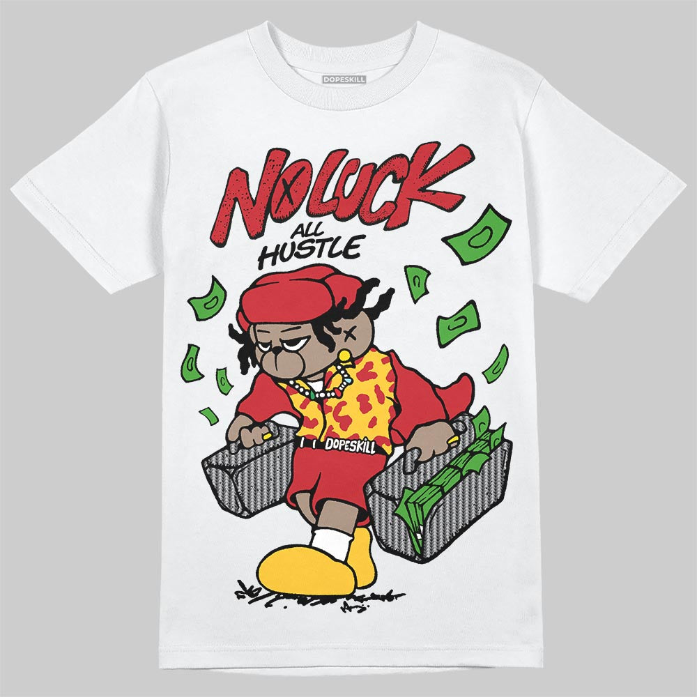 Ferrari 14s DopeSkill T-Shirt No Luck, All Hustle Graphic