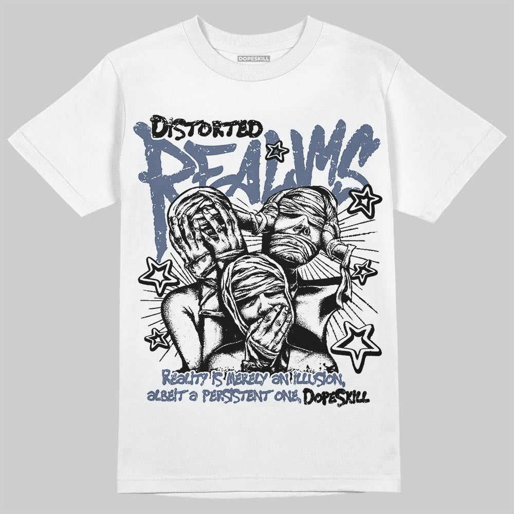 Diffused Blue 11s DopeSkill T-Shirt Distorted Realms Graphic