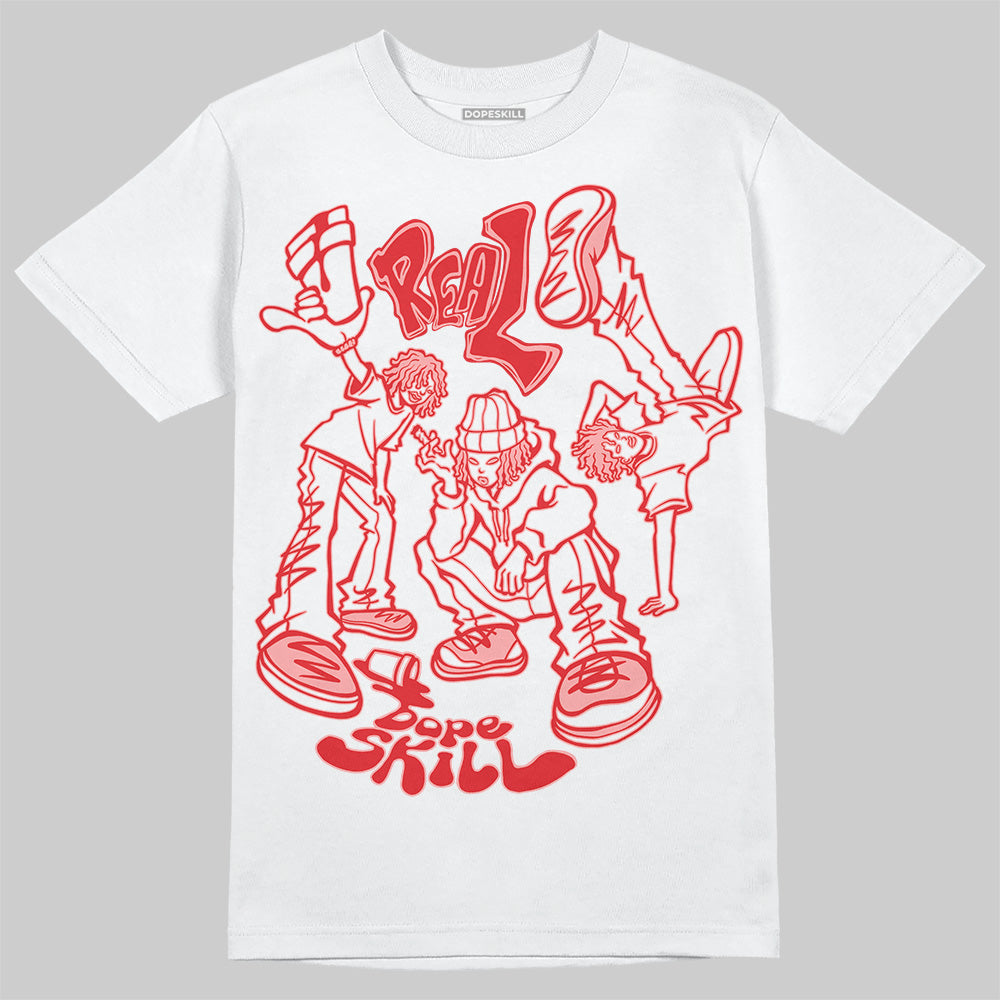 Fire Red 3s DopeSkill T-Shirt Real Y2K Players Graphic