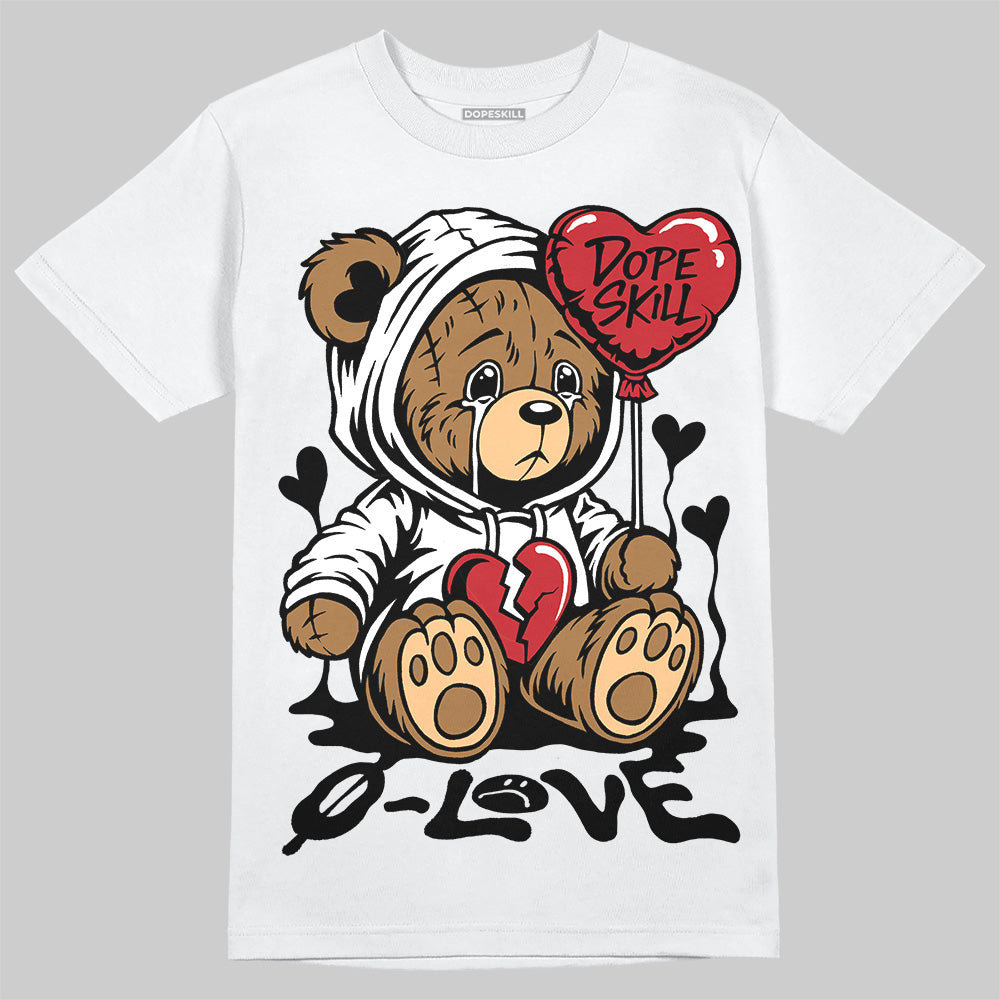 Bred 11s DopeSkill T-Shirt Broken Bear Graphic