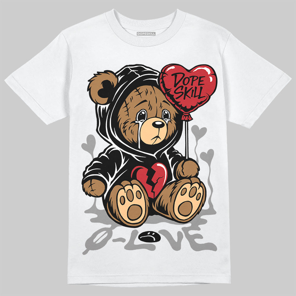 Bred Velvet 11s DopeSkill T-Shirt Broken Bear Graphic