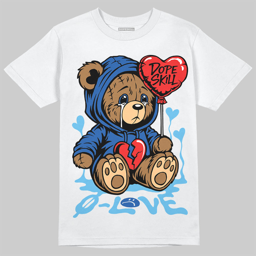 Blueberry 12s DopeSkill T-Shirt Broken Bear Graphic