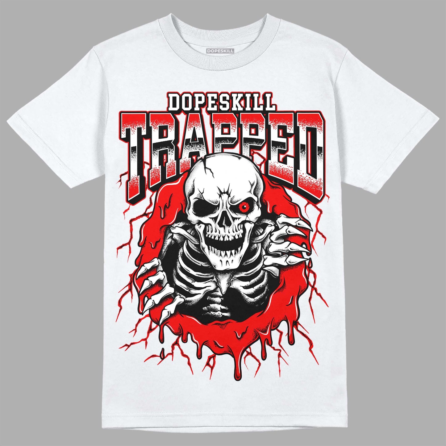 Cherry 12s DopeSkill T-Shirt Trapped Halloween Graphic