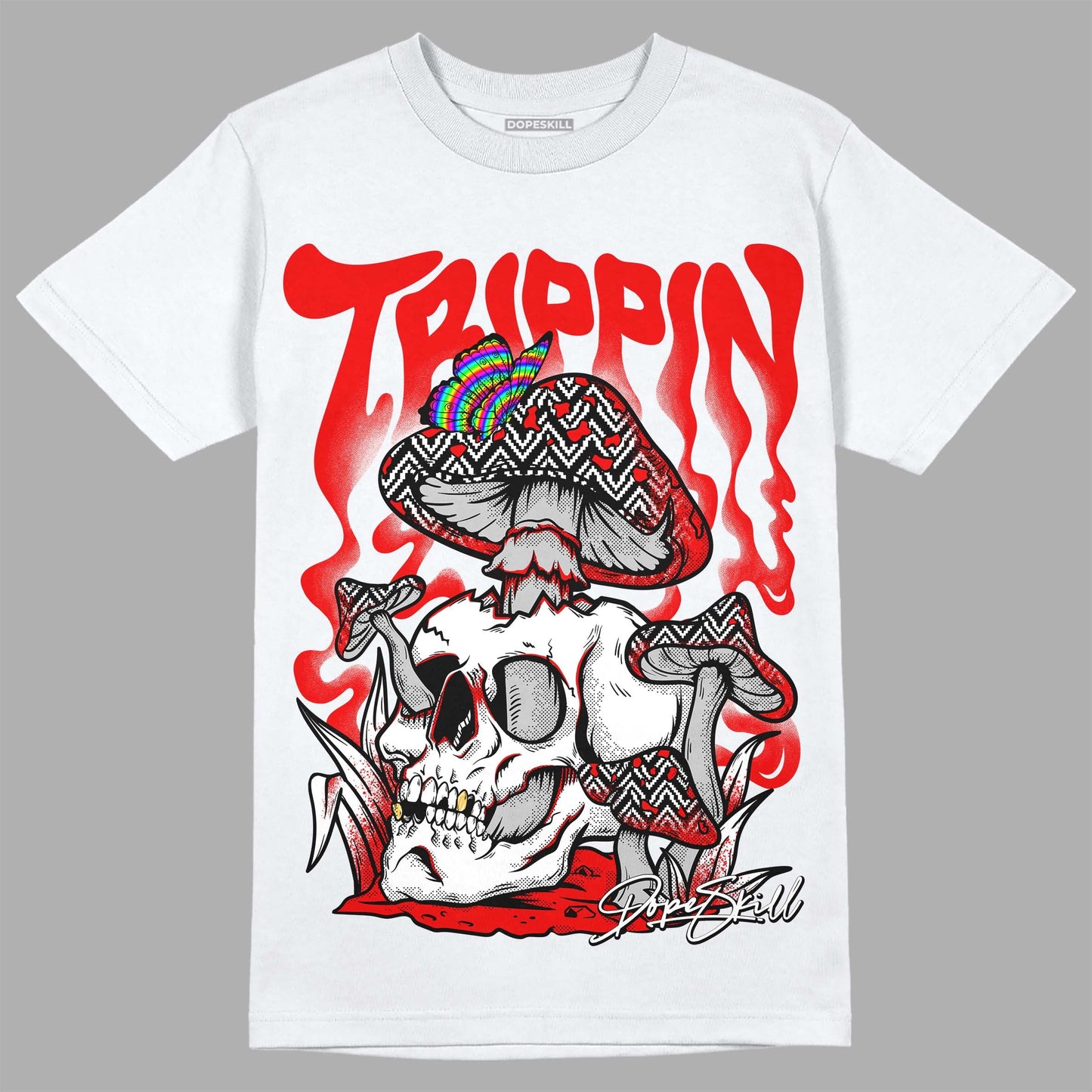 Cherry 12s DopeSkill T-Shirt Trippin Graphic